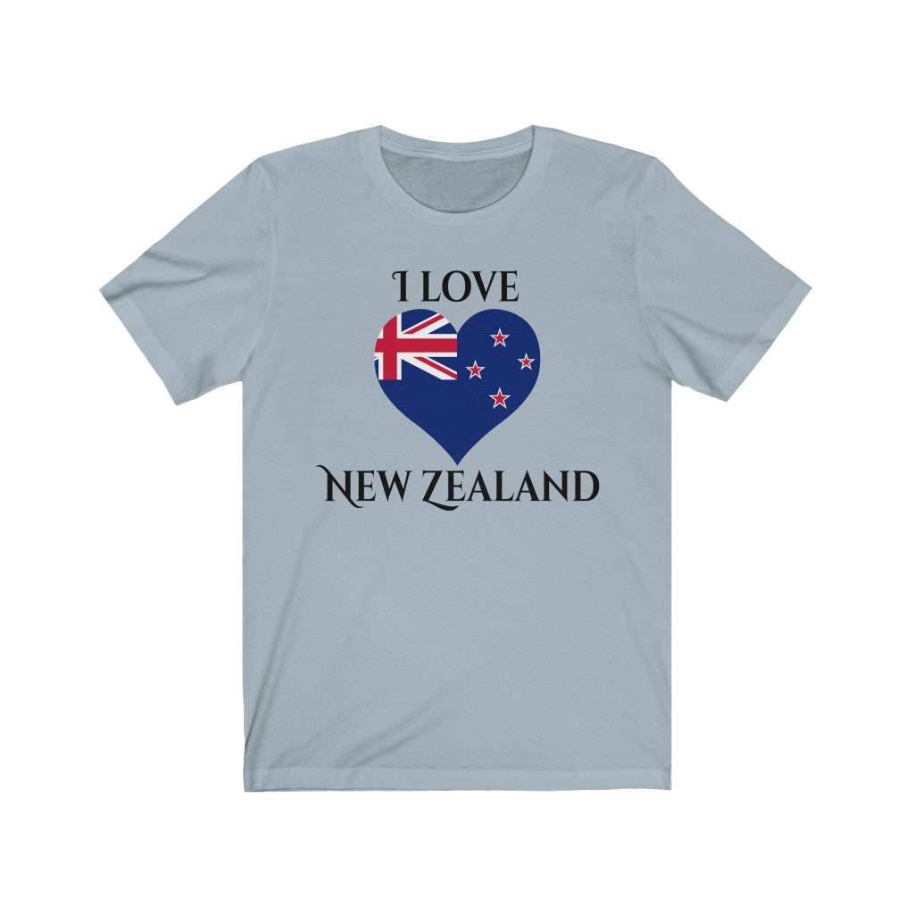 New Zealand Heart Flag Premium Tee 1 - Unisex