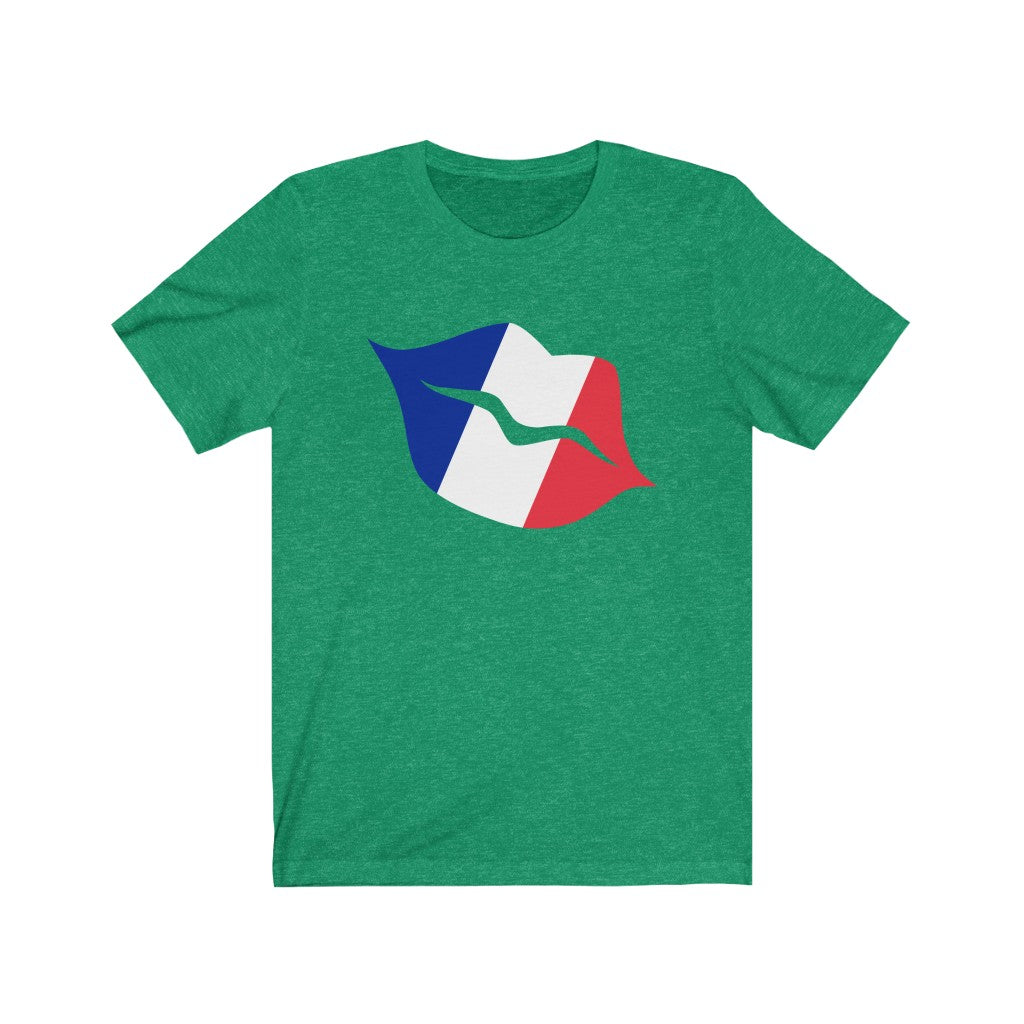 France Lips Flag Premium Tee - Unisex