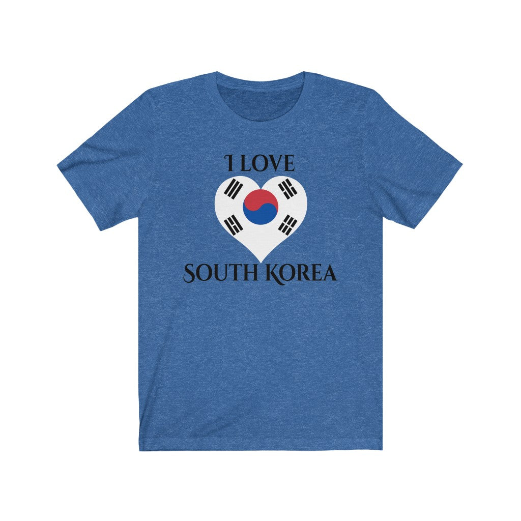 South Korea Heart Flag Premium Tee 1 - Unisex