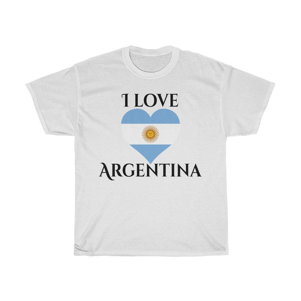 Argentina Heart Flag Standard Tee 1 - Unisex