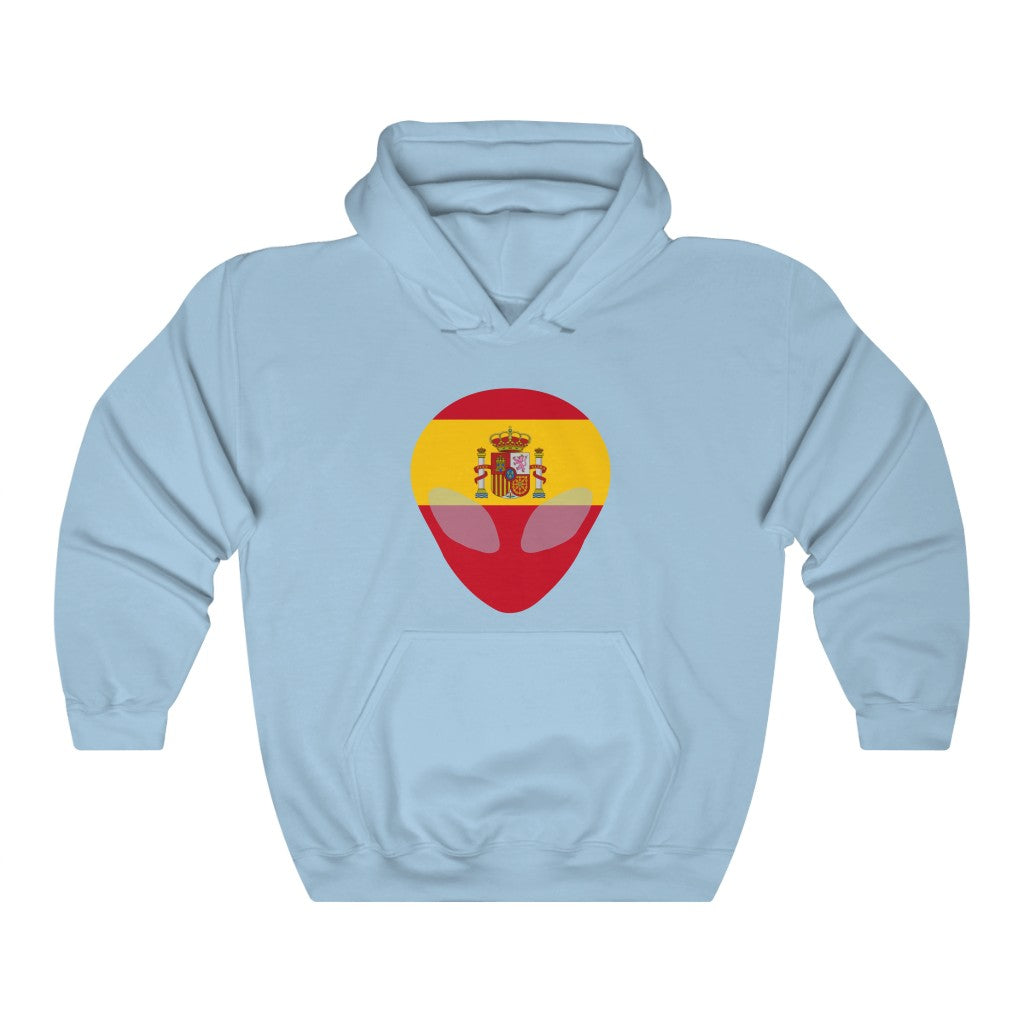 Spain Alien Flag Hoodie Sweatshirt - Unisex
