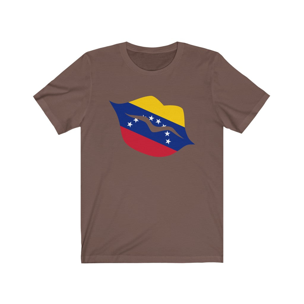 Venezuela Lips Flag Premium Tee - Unisex