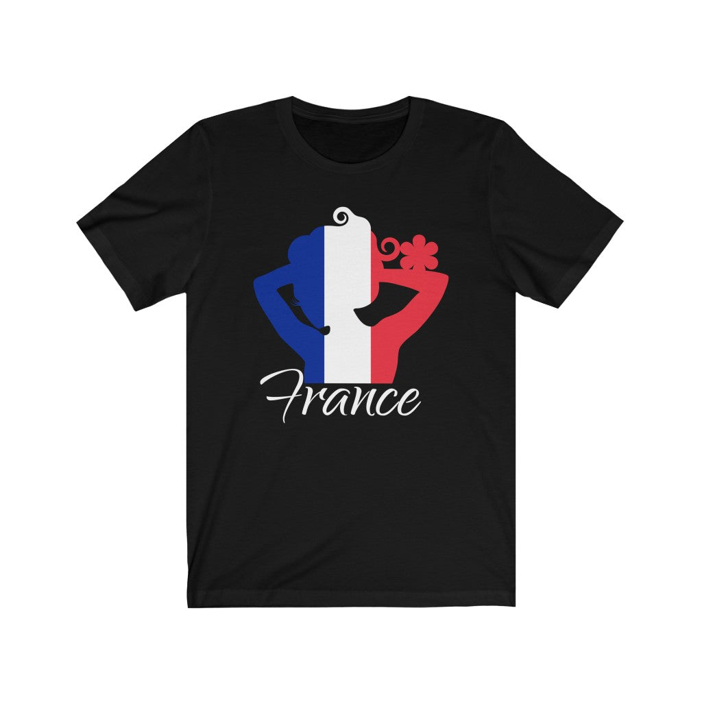 France Lady Flag Premium Tee 2 - Unisex