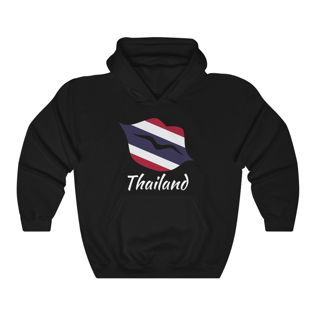 Thailand Lips Flag Hoodie Sweatshirt 2 - Unisex