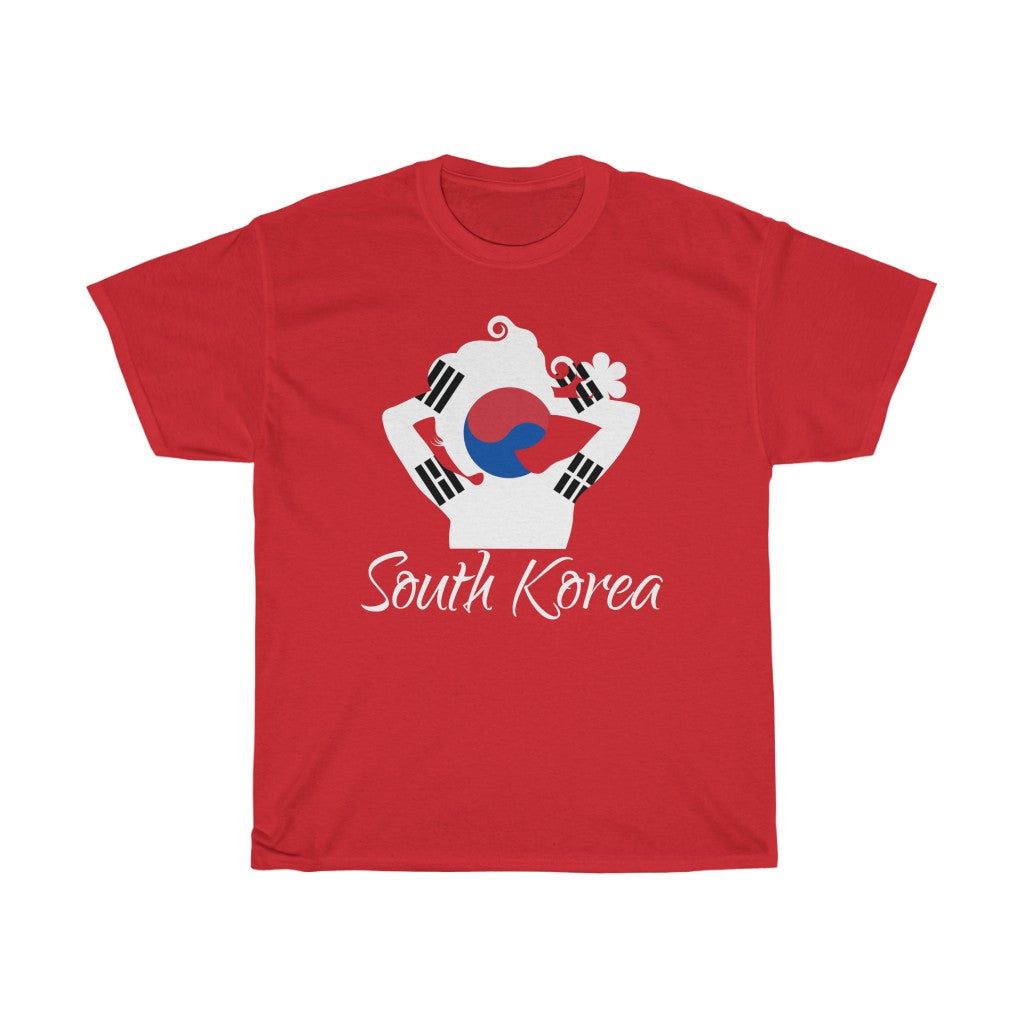 South Korea Lady Flag Standard Tee 2 - Unisex