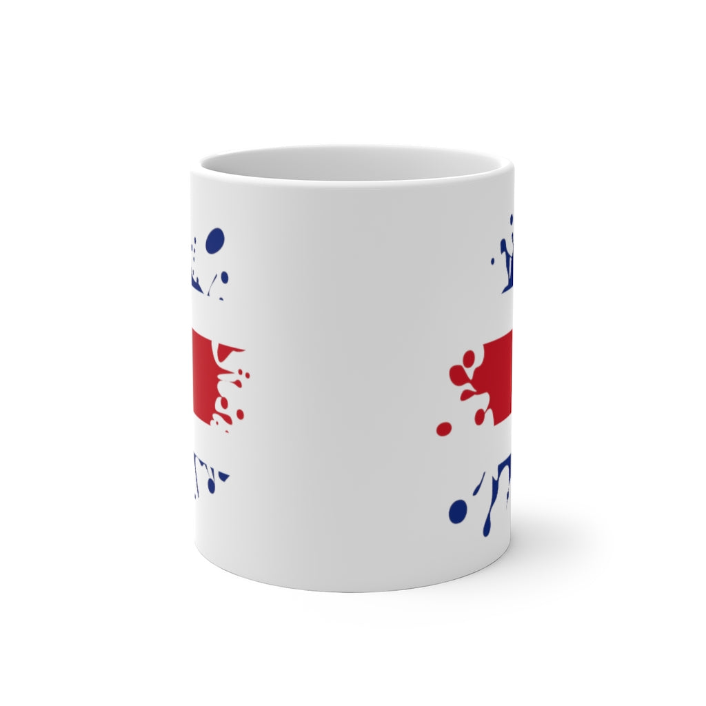 Costa Rica Splat Color Changing Mug