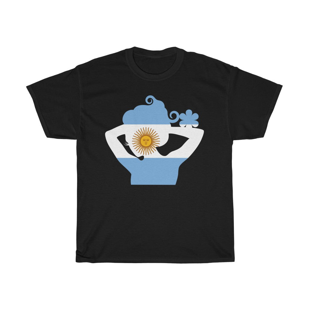 Argentina Lady Flag Standard Tee - Unisex