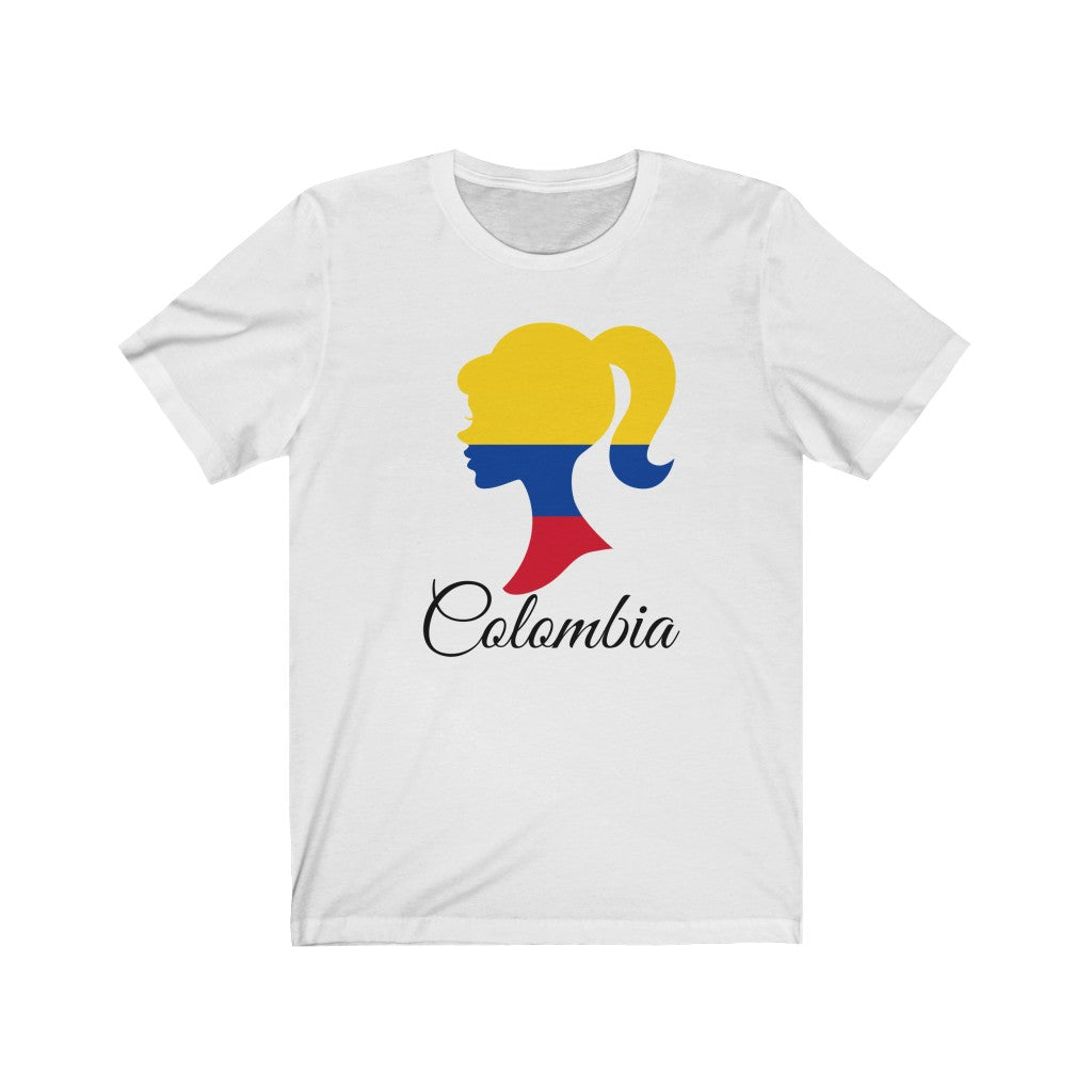 Colombia Girl Flag Premium Tee 1 - Unisex