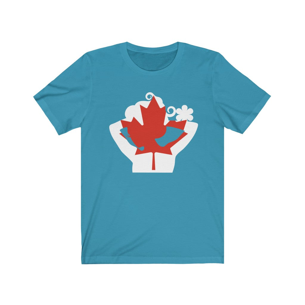 Canada Lady Flag Premium Tee - Unisex