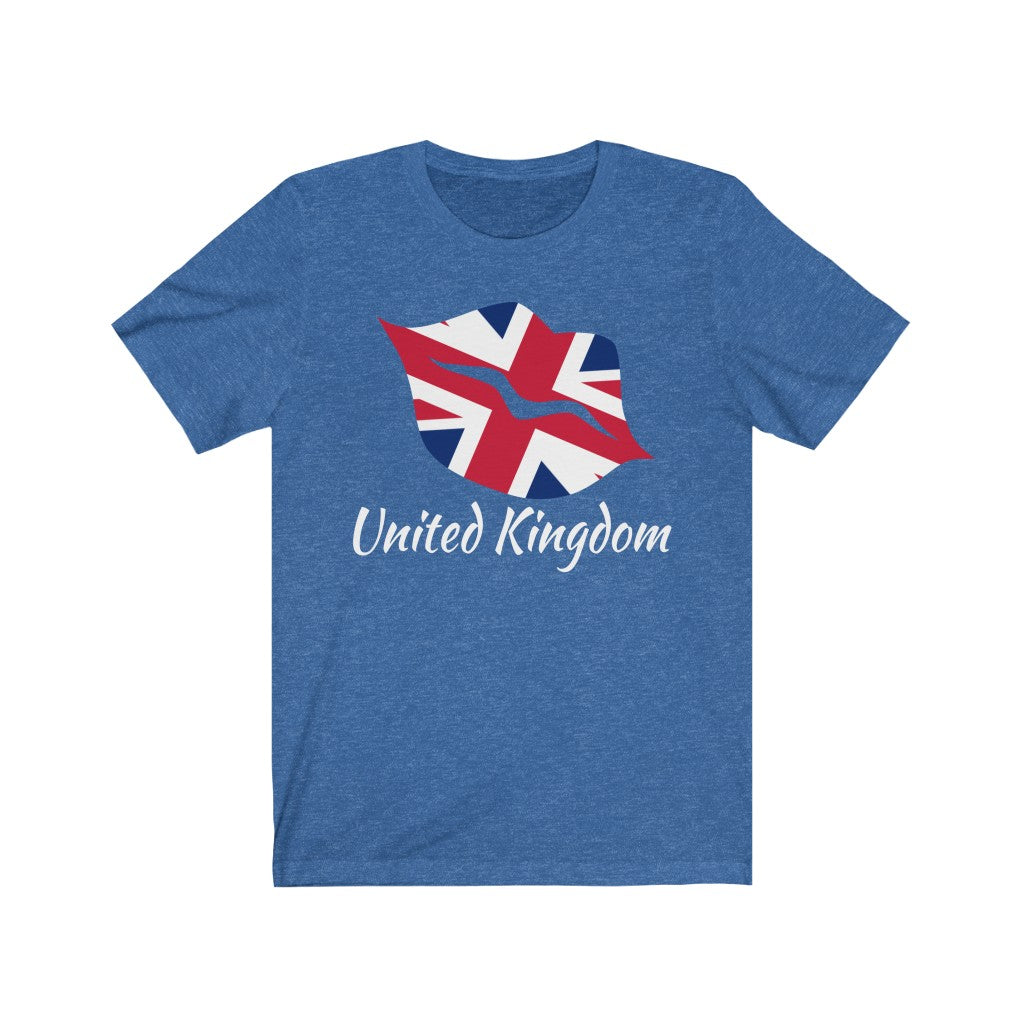 United Kingdom Lips Flag Premium Tee 2 - Unisex