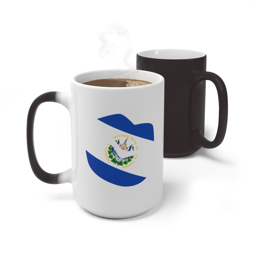 El Salvador Lips Color Changing Mug