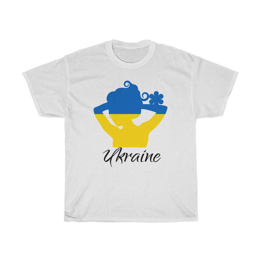 Ukraine Lady Flag Standard Tee 1 - Unisex
