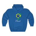 Brazil Girl  Flag Hoodie Sweatshirt 2 - Unisex