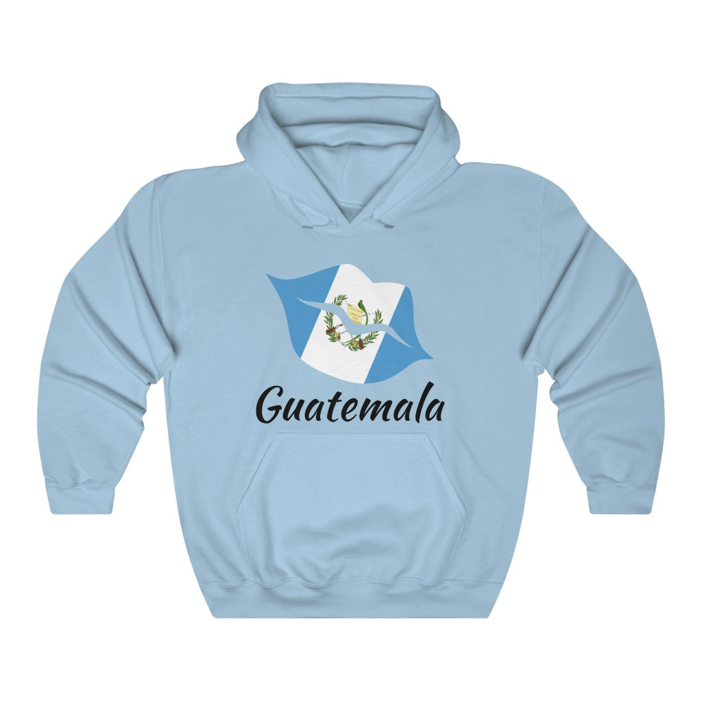 Guatemala Lips Flag Hoodie Sweatshirt 1 - Unisex