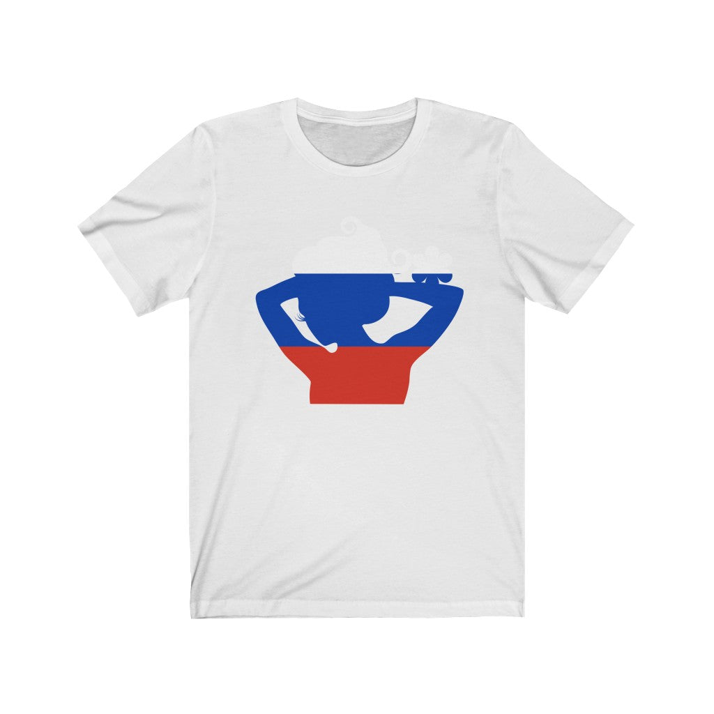 Russia Lady Flag Premium Tee - Unisex