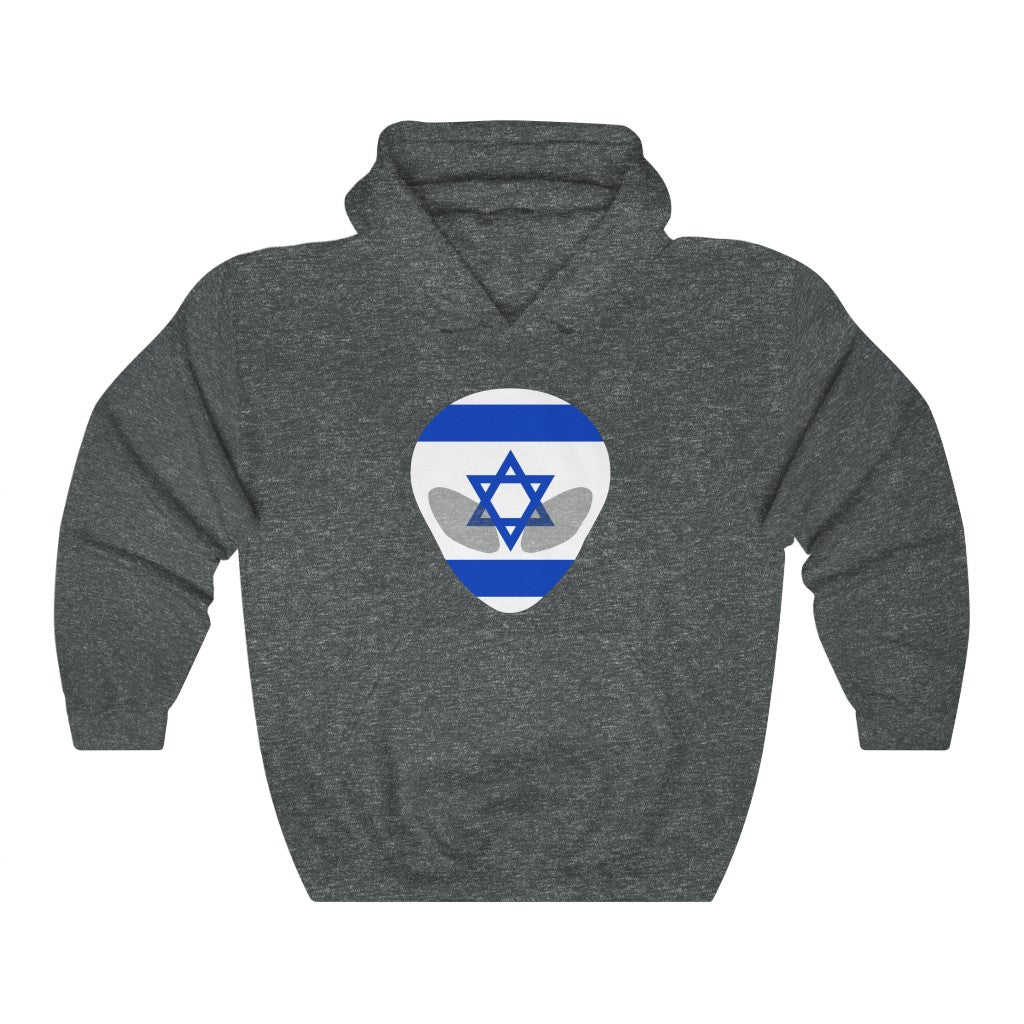 Israel Alien Flag Hoodie Sweatshirt - Unisex