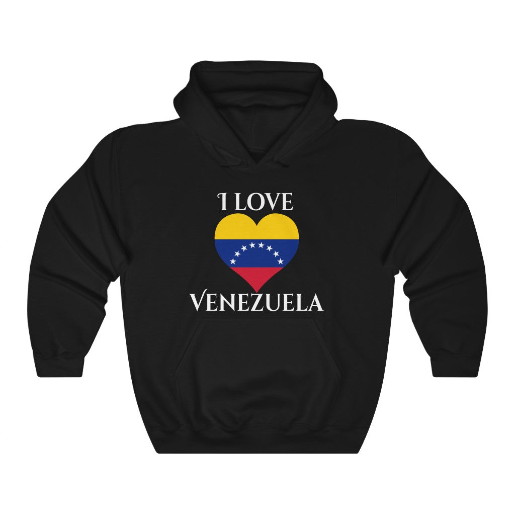 Venezuela Heart Flag Hoodie Sweatshirt 2 - Unisex