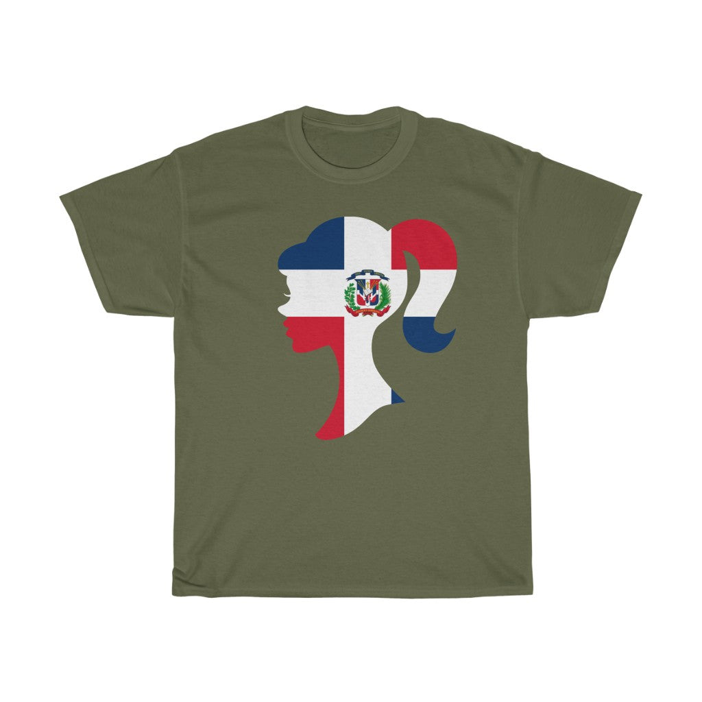 Dominican Republic Girl Flag Standard Tee - Unisex