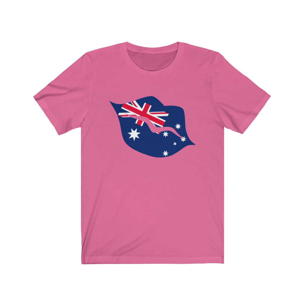 Australia Lips Flag Premium Tee - Unisex