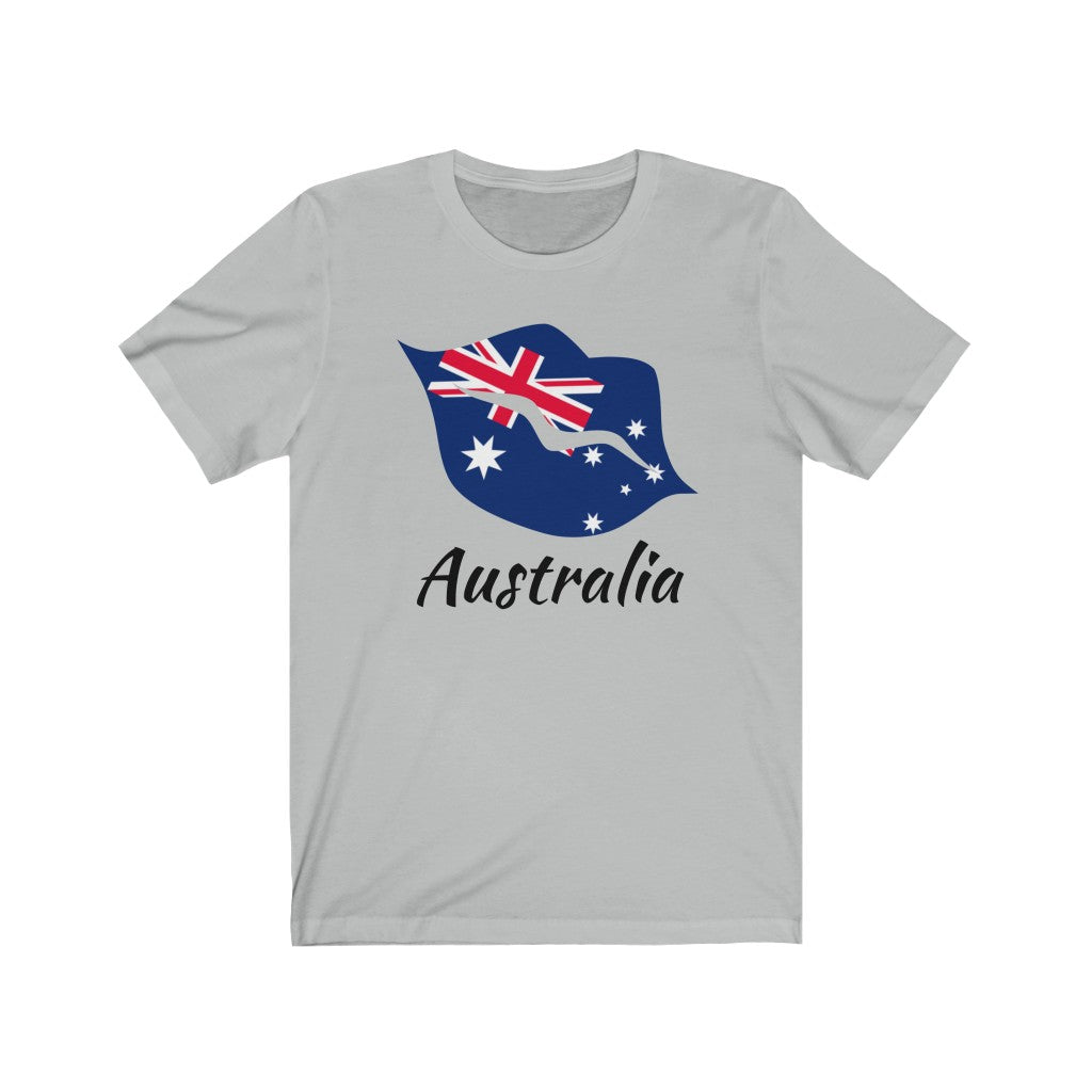 Australia Lips Flag Premium Tee 1 - Unisex