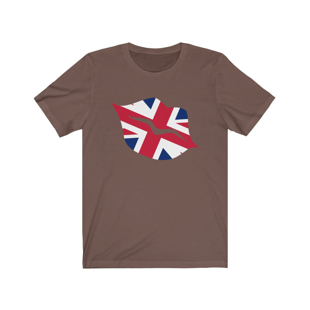 United Kingdom Lips Flag Premium Tee - Unisex