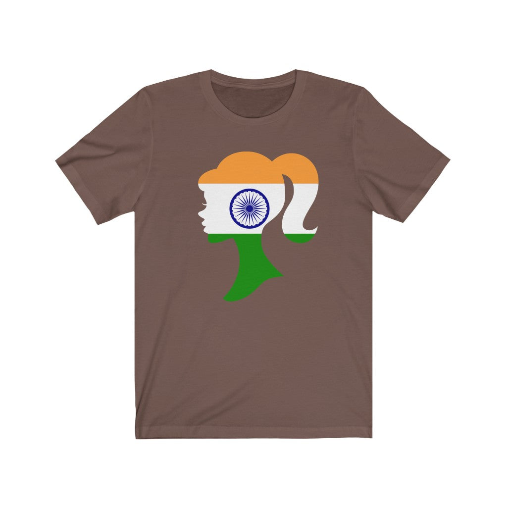 India Girl Flag Premium Tee - Unisex
