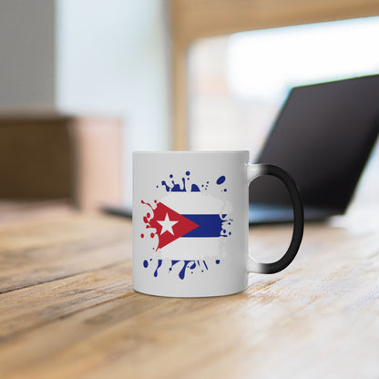 Cuba Splat Color Changing Mug