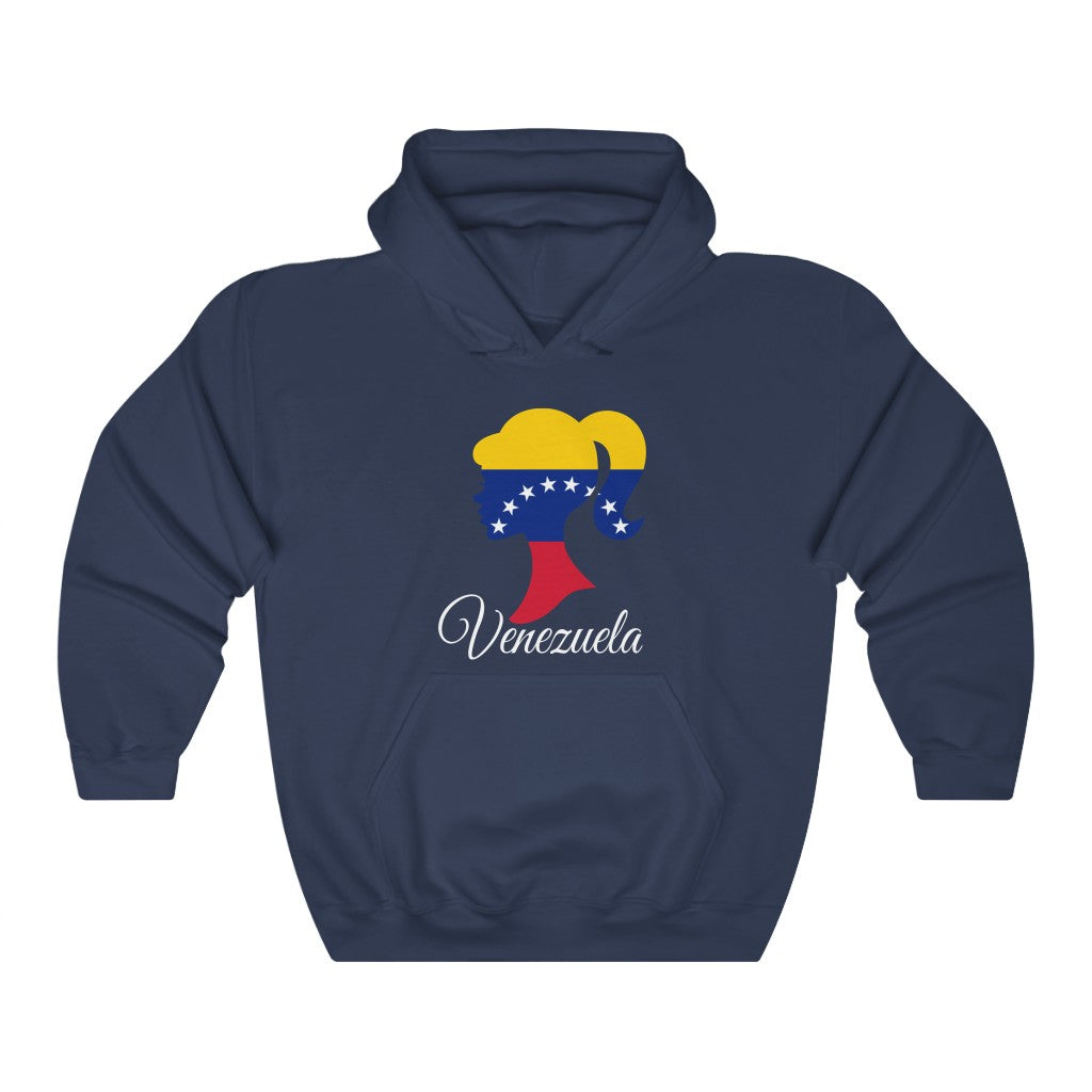 Venezuela Girl Flag Hoodie Sweatshirt 2 - Unisex