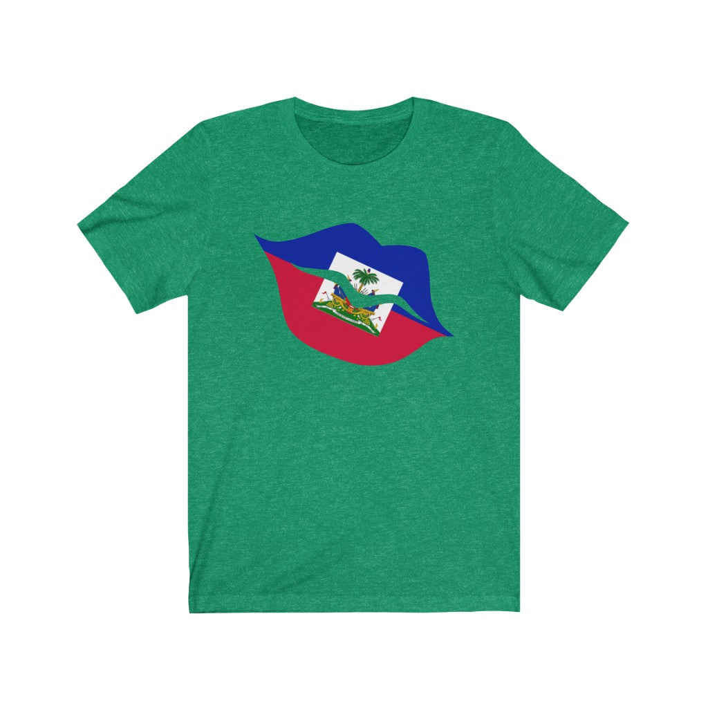 Haiti Lips Flag Premium Tee - Unisex
