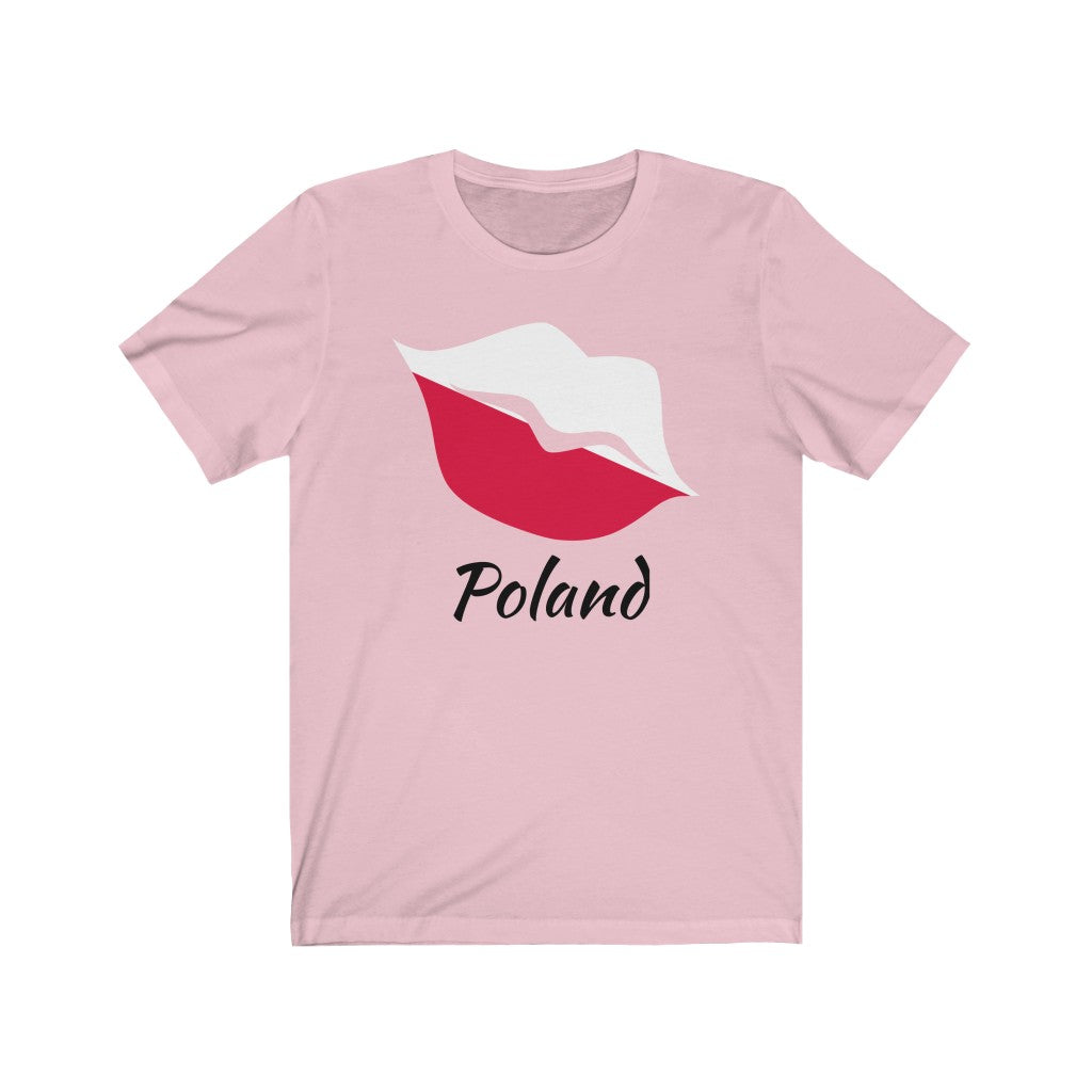 Poland Lips Flag Premium Tee 1 - Unisex