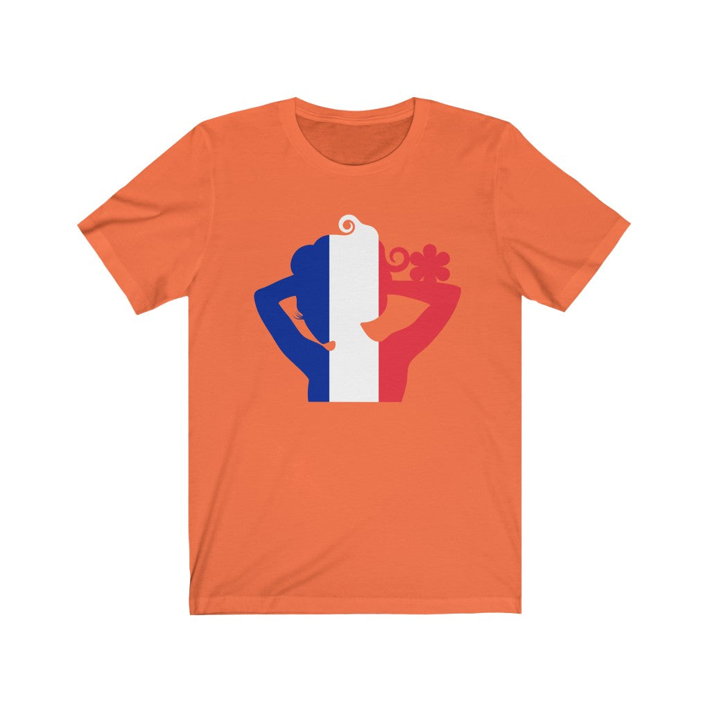 France Lady Flag Premium Tee - Unisex