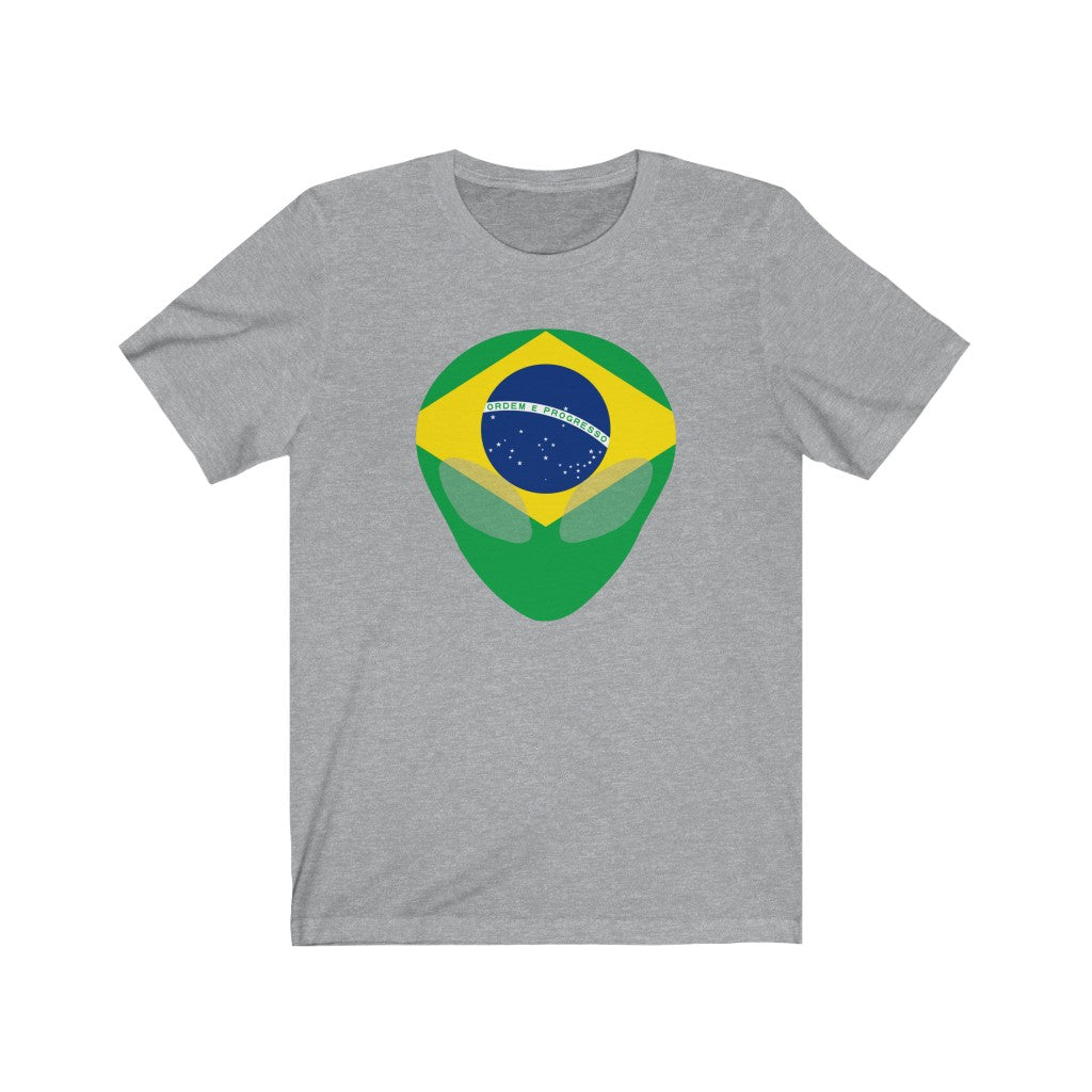 Brazil Alien Flag Premium Tee - Unisex