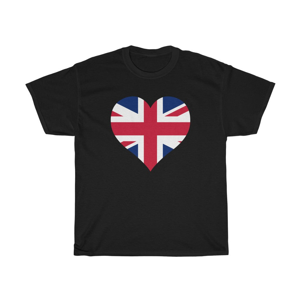 United Kingdom Heart Flag Standard Tee - Unisex
