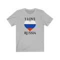 Russia Heart Flag Premium Tee 1 - Unisex