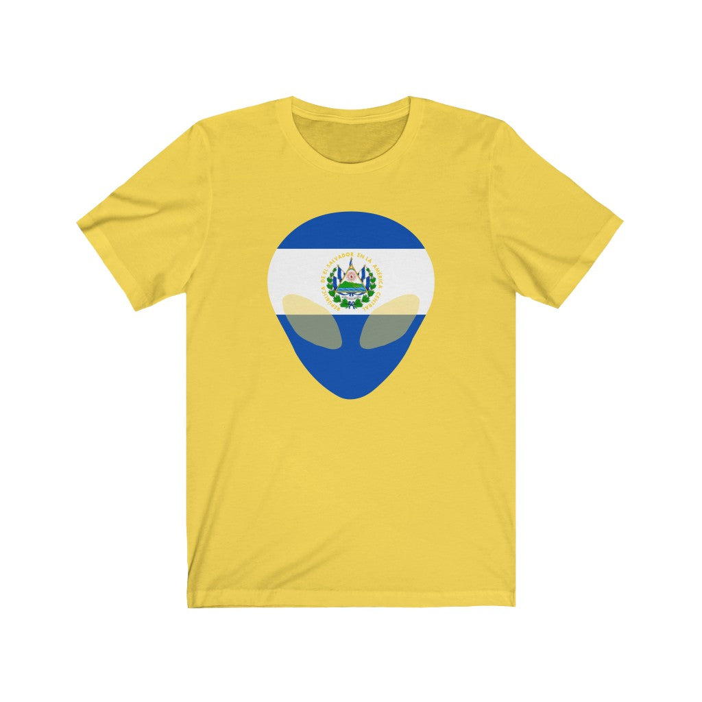 El Salvador Alien Flag Premium Tee - Unisex