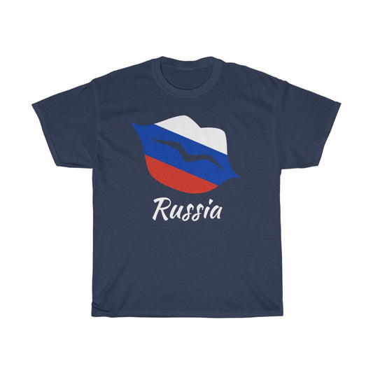 Russia Lips Flag Standard Tee 2 - Unisex