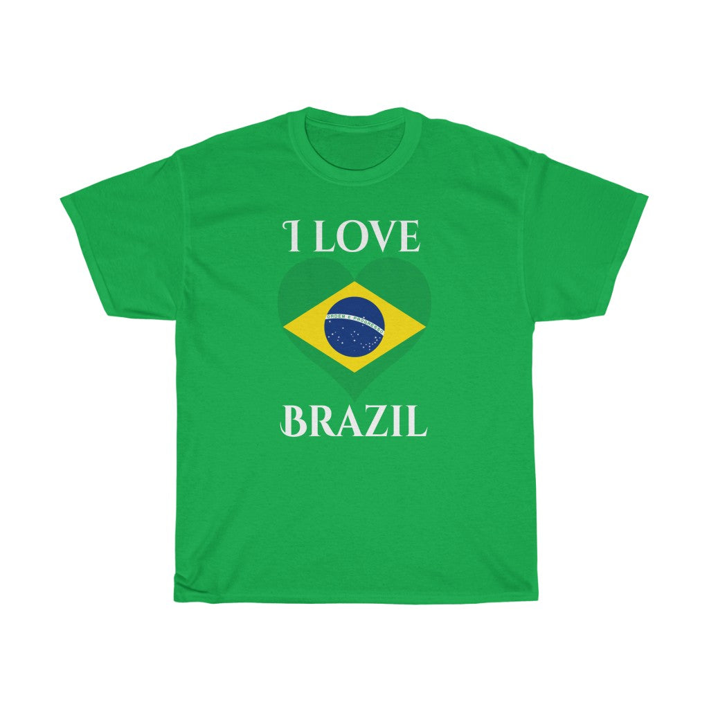 Brazil Heart Flag Standard Tee 2 - Unisex