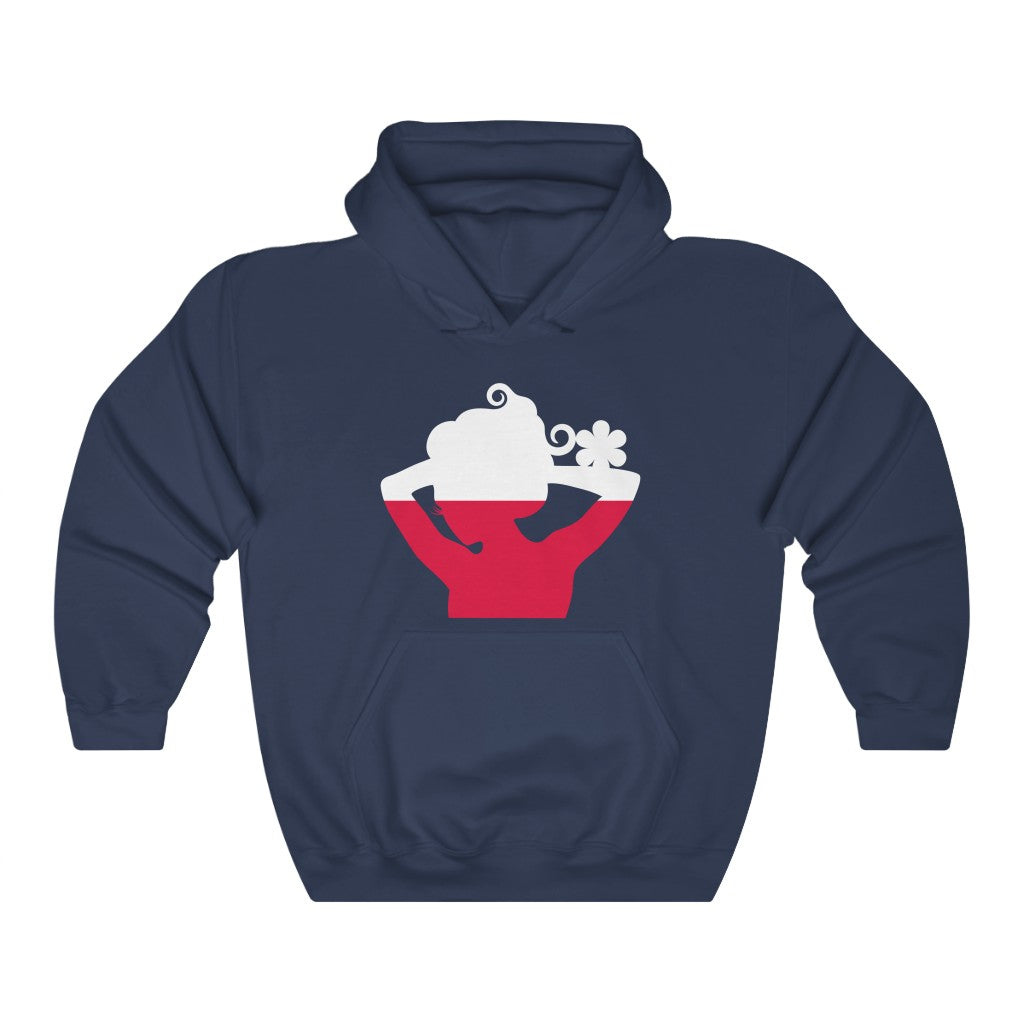 Poland Lady Flag Hoodie Sweatshirt - Unisex