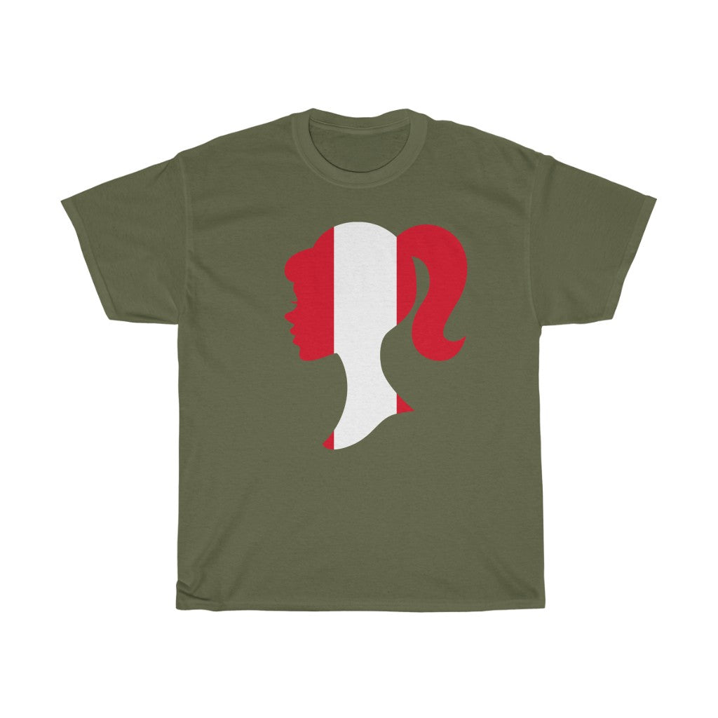 Peru Girl Flag Standard Tee - Unisex