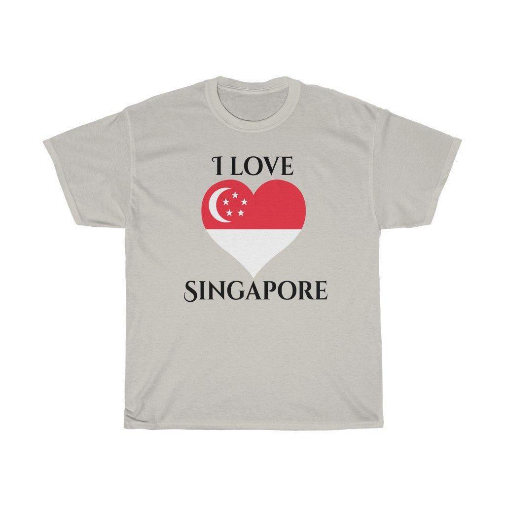 Singapore Heart Flag Standard Tee 1 - Unisex