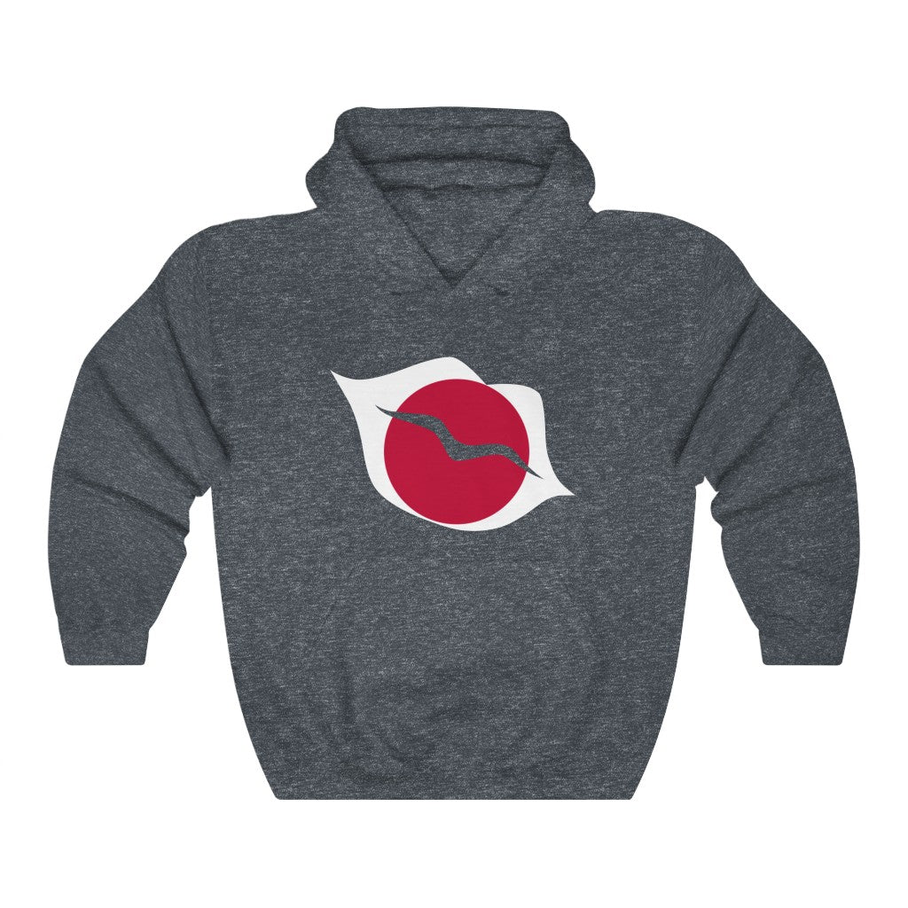 Japan Lips Flag Hoodie Sweatshirt - Unisex