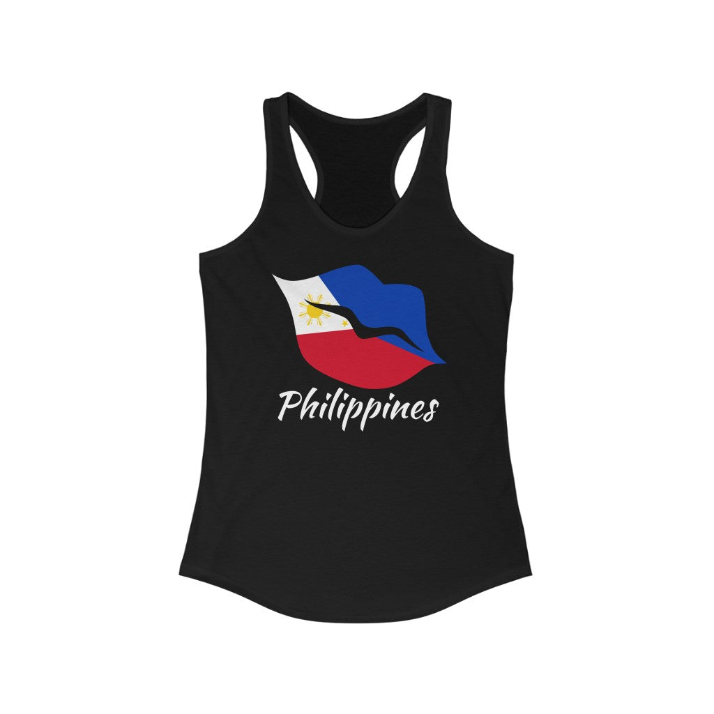 Philippines Lips Flag Tank 2 - Women