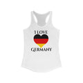 Germany Heart Flag Tank 1 - Women