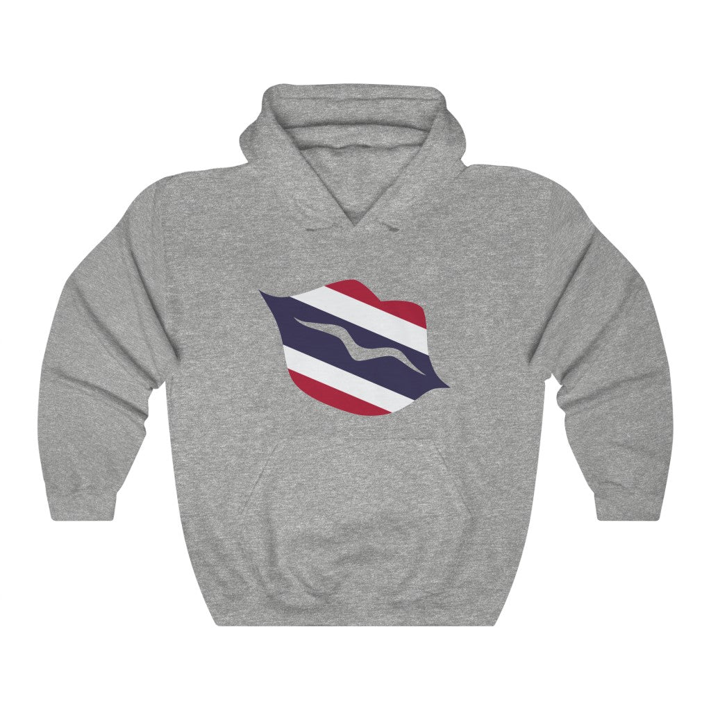 Thailand Lips Flag Hoodie Sweatshirt - Unisex