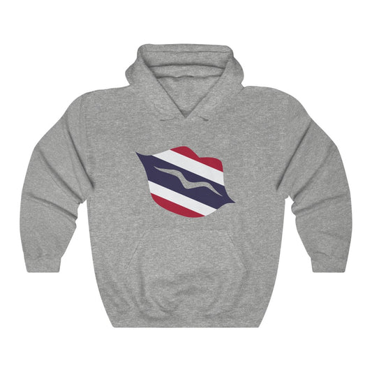Thailand Lips Flag Hoodie Sweatshirt - Unisex