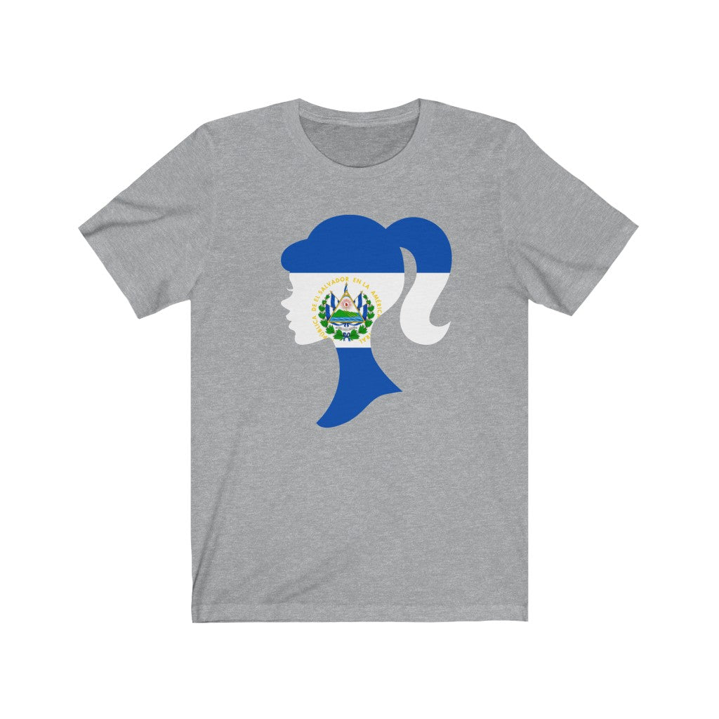 El Salvador Girl Flag Premium Tee - Unisex