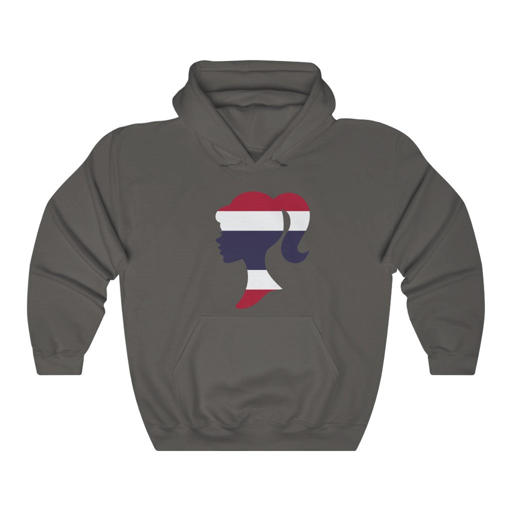 Thailand Girl Flag Hoodie Sweatshirt - Unisex