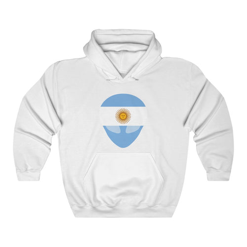 Argentina Alien Flag Hoodie Sweatshirt - Unisex