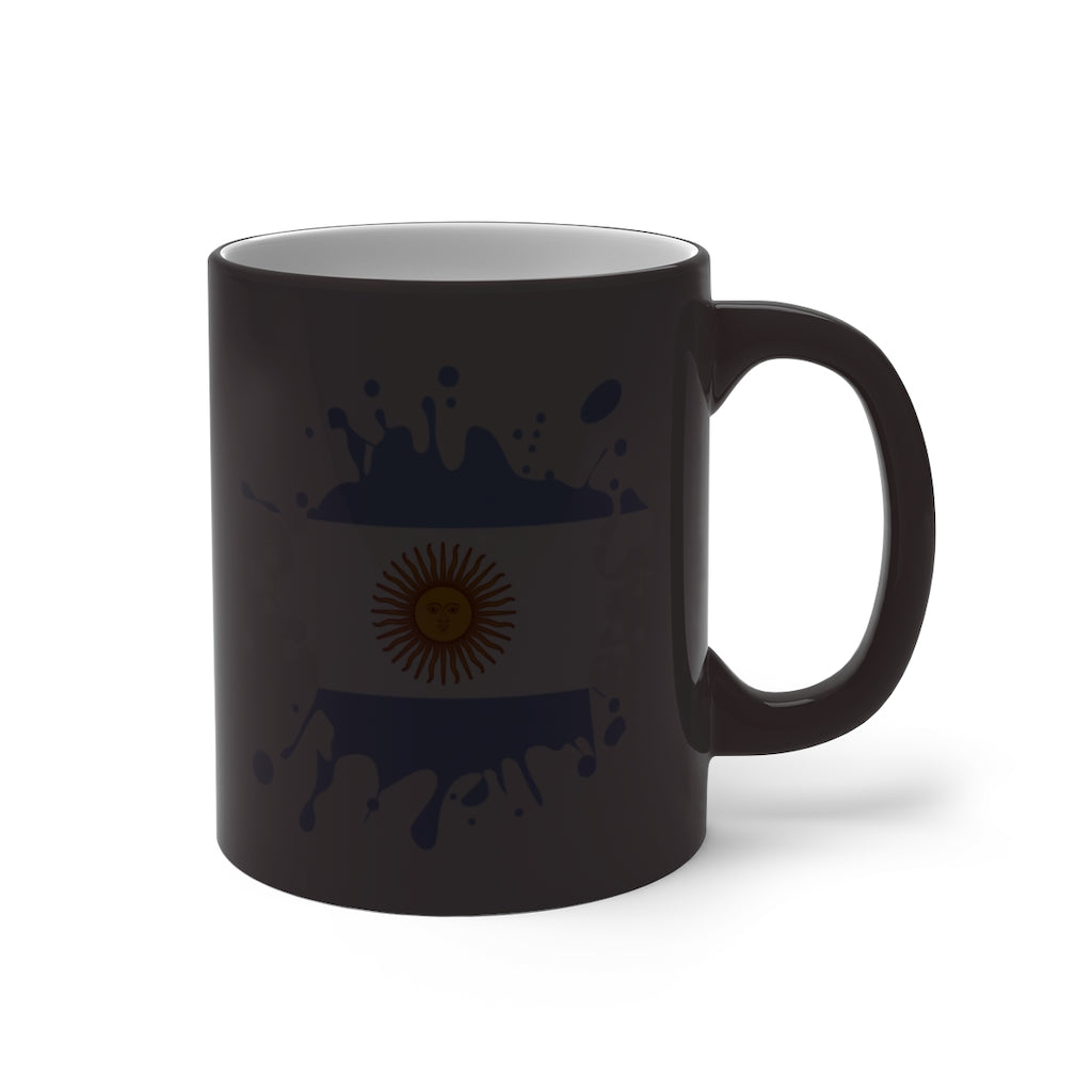 Argentina Splat Color Changing Mug