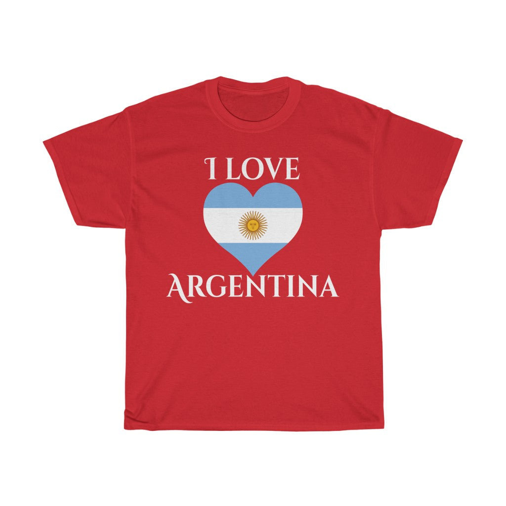 Argentina Heart Flag Standard Tee 2 - Unisex